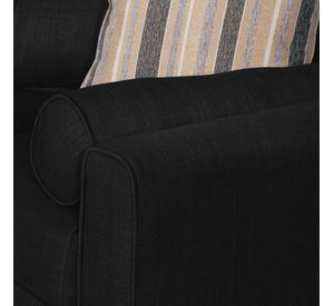 SOFA 3 CUERPOS MARLEY NEGRO