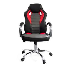 Silla Gamer Nibio Rookie Reclincable Cuero PU Roja