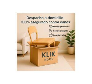 Mesa Redonda de 100 cm Madera Natural con Base Estilo Rejilla