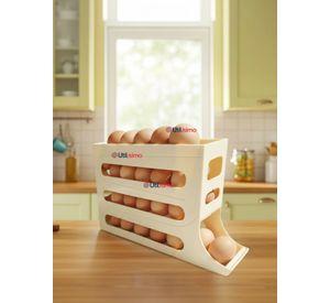 Organizador Dispensador De Huevos 4 Niveles Huevera