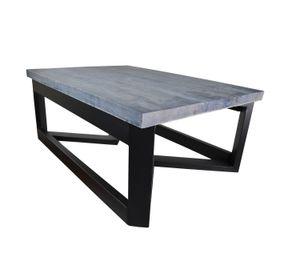 Mesa de centro Industrial Flecha Grafito