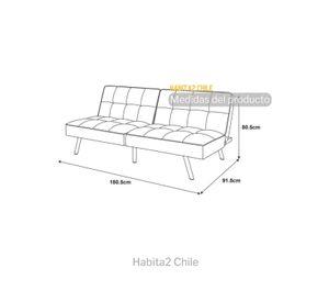 SOFA CAMA SUAVE TATAMI LUX COLOR CARAMELO