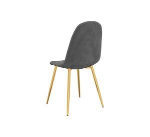 SILLA PARA COMEDOR TERCIOPELO METAL TRENDY TOP