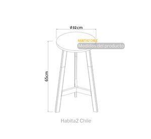 Piso De Bar Sin Respaldo Homelike 65 cm
