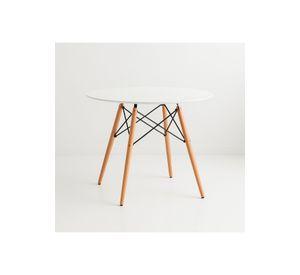 Mesa de Comedor Eames 80cm redonda - Blanca