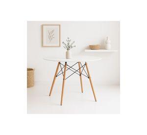 Mesa de Comedor Eames 80cm redonda - Blanca