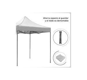 TOLDO RETRACTIL BLANCO DE 3X3 MTS