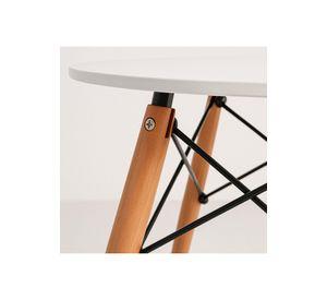 Mesa de Comedor Eames 80cm redonda - Blanca