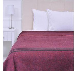 Frazada Termica King Lineas Rojo