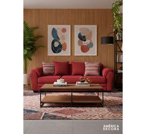 Sofá 4 Cuerpos XL Con Resorte Estructural Grandón Chenille