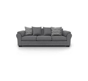 Sofá 4 Cuerpos XL Con Resorte Estructural Grandón Chenille