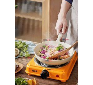 Cocina Eléctrica Portátil 1 Plato 1000W de Potencia Naranja R