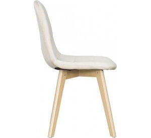 SILLA PARA COMEDOR CAPITONE FELPA BASE MADERA RESISTENTE
