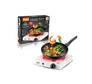 Cocina Eléctrica Portátil 1 Plato 1000W de Potencia Color blanco