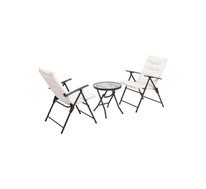 SET DE TERRAZA 2 SILLAS CON MESA AUXILIAR MALCOM
