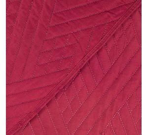 Set Quilt Liso + Sabana Liso King Rojo