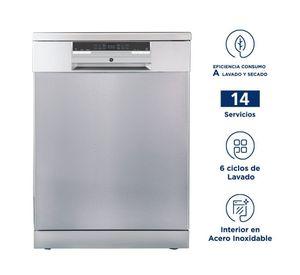 Lavavajillas Portátil 14 Cubiertos Inoxidable GE GLV14FSITSS0