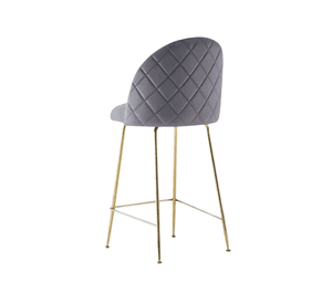 PISO TABURETE DE BAR 66 CM DELUXE GOLD TAPIZ TERCIOPELO
