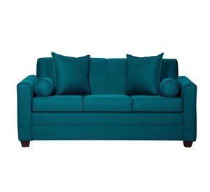 SOFA TRES CUERPOS LULU TURQUESA LINO