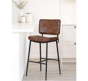 SILLA DE BAR ACOLCHADA 68 CM COFFEE