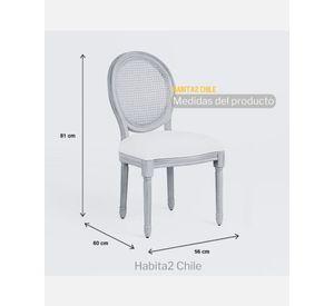 Silla de Comedor Madera Acolchada Monarca