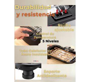 Parrillera Eléctrica Asador 2000W de Potencia Antiadherente Color Negro