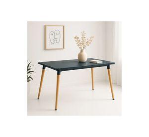 Mesa de Comedor 120x80 Rectangular - Negra