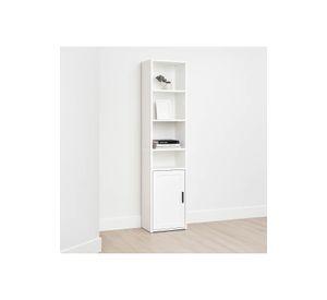 Librero MultiStore con Puerta - Blanco