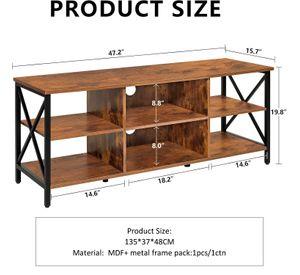 RACK CROSS INDUSTRIAL 135CM RUSTICO