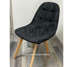 PACK 2 SILLAS CAPITONE PARA COMEDOR TAPIZADO EN LINO