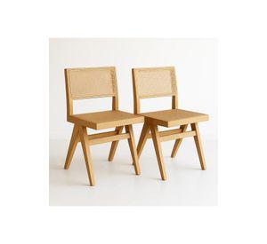Pack de 2 Sillas Savia de Rattan - Natural