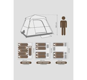 Carpa Enco Camping Automática Instant 6 personas Impermeable