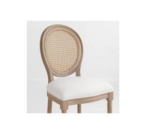 Pack de 2 Sillas de Comedor Madera Acolchada Luis XV
