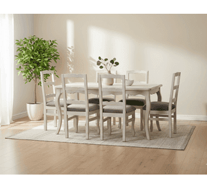 Comedor 6 Sillas Normando 90x160
