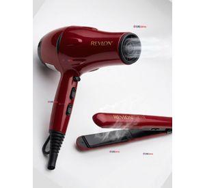 Set Secador y Plancha Alisadora Portátil Revlon 2000W de Potencia