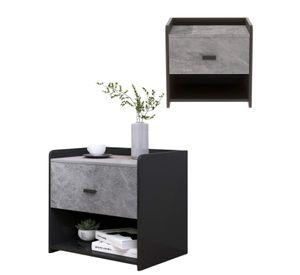 PACK 2 VELADORES NEGRO ELEGANTE MIDNIGHT 1 CAJON - GRIS