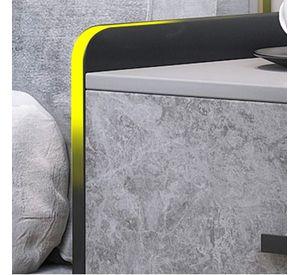 PACK 2 VELADORES NEGRO ELEGANTE MIDNIGHT 1 CAJON - GRIS