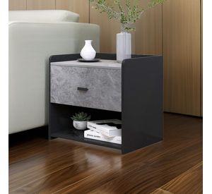 PACK 2 VELADORES NEGRO ELEGANTE MIDNIGHT 1 CAJON - GRIS