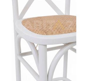 Taburete Crossback de Madera 66 cm