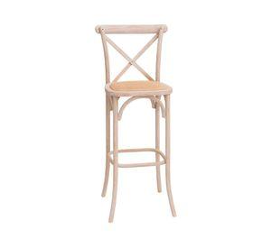 Taburete Crossback de Madera 66 cm