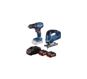 Pack Bosch 18v Taladro Perc Gsb 185 + Sierra Calar Gst 185