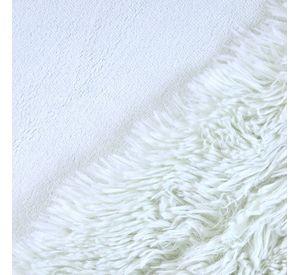 Manta Shaggy 127x152 Celeste