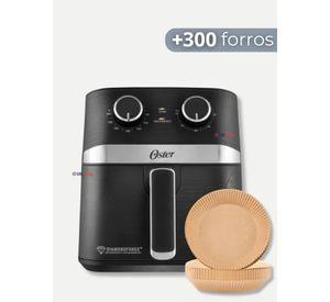 Oster® Freidora de Aire Manual, Recubrimiento Oster® DiamondForce, 4L de Capacidad + 300 Forros