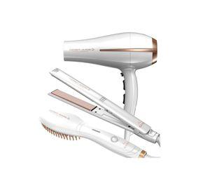 Pack Gama Secador Elegance + Alisador Bora + Cepillo Innova Coco-Alm