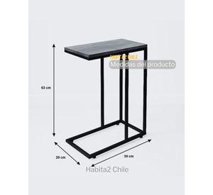 Mesa Lateral Helper Madera Oscura