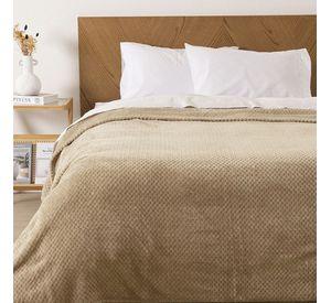 Frazada PopCorn 2 P Beige