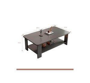 Mesa de Centro Gris 100x50 - Diseño Moderno en MDF