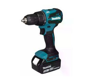 TALADRO PERCUTOR ATORNILLADOR MAKITA DHP490RFX2 13MM BL 18V