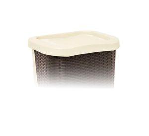 Tacho de Basura Dual Ratan 24LT Beige