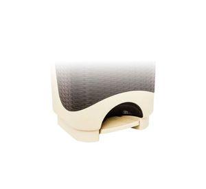Tacho de Basura Dual Ratan 24LT Beige
